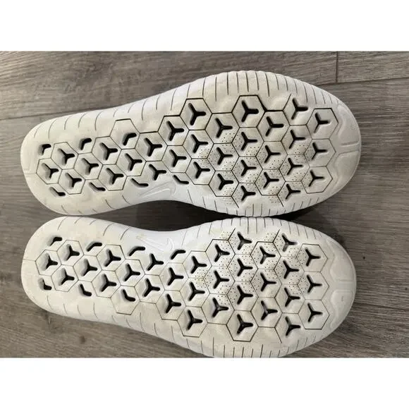 Nike Free RN Flyknit Women's Running Sneakers Size 8.5, Black/White, 942839-101 - Picture 9 of 9